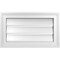 Ekena Millwork Vertical Surface Mount PVC Gable Vent: Functional, w/ 2"W x 1-1/2"P Brickmould Frame, 20"W x 12"H GVPVE20X1202SF - alternate 1